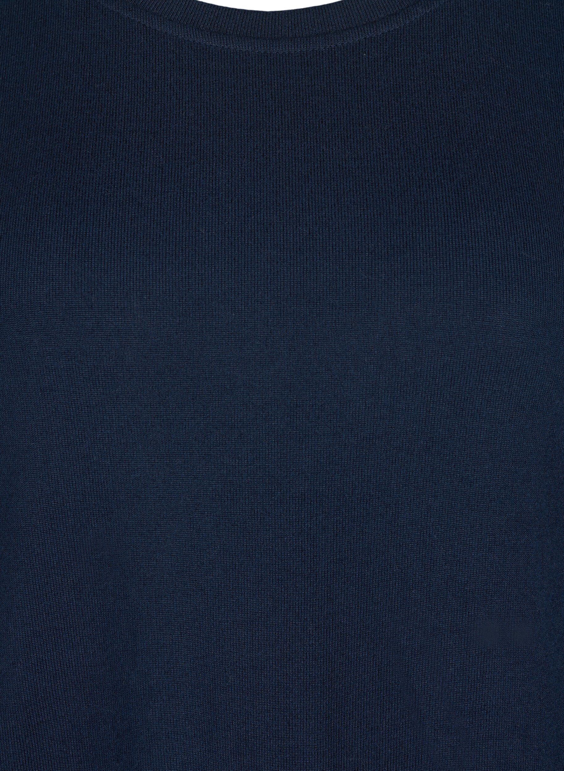 ZizziGebreide top met knoopjes, Night Sky, Packshot image number 2