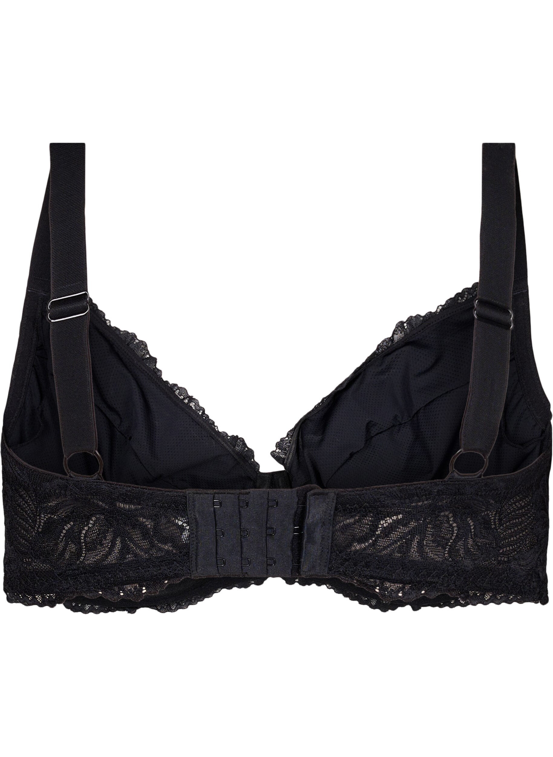 ZizziSupport the breasts - beugelbeha met zakjes voor padding, Black, Packshot image number 1
