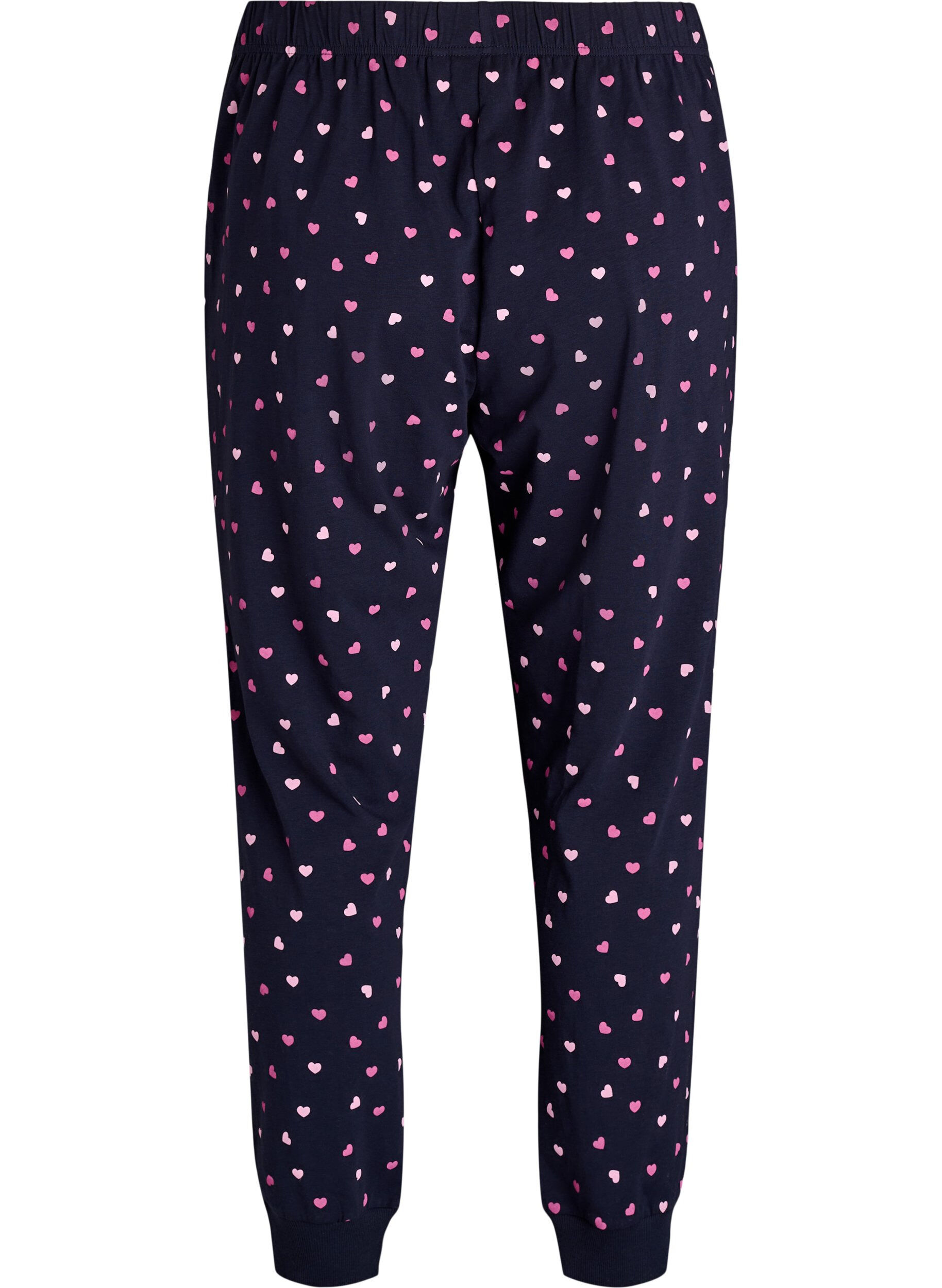 ZizziBedrukte pyjamabroek, Blauw, Packshot image number 1