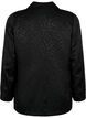 Dubbelgestikte jacquardblazer van viscose, Black, Packshot image number 1