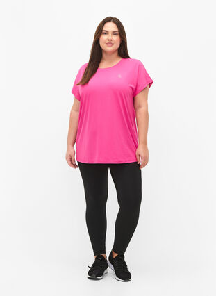 T-shirt d'entraînement à manches courtes, Raspberry Rose, Model image number 2