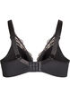 Soutien-gorge rembourr&eacute; en dentelle avec armatures, Noir, Packshot image number 1