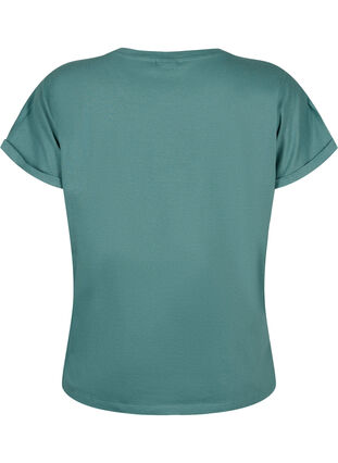Los t-shirt met borduursel anglaise, Sea Pine, Packshot image number 1
