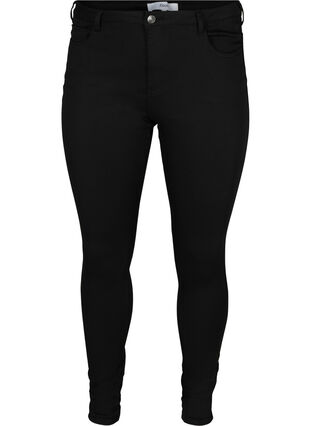 Stay black Amy jeans met hoge taille, Black, Packshot image number 0
