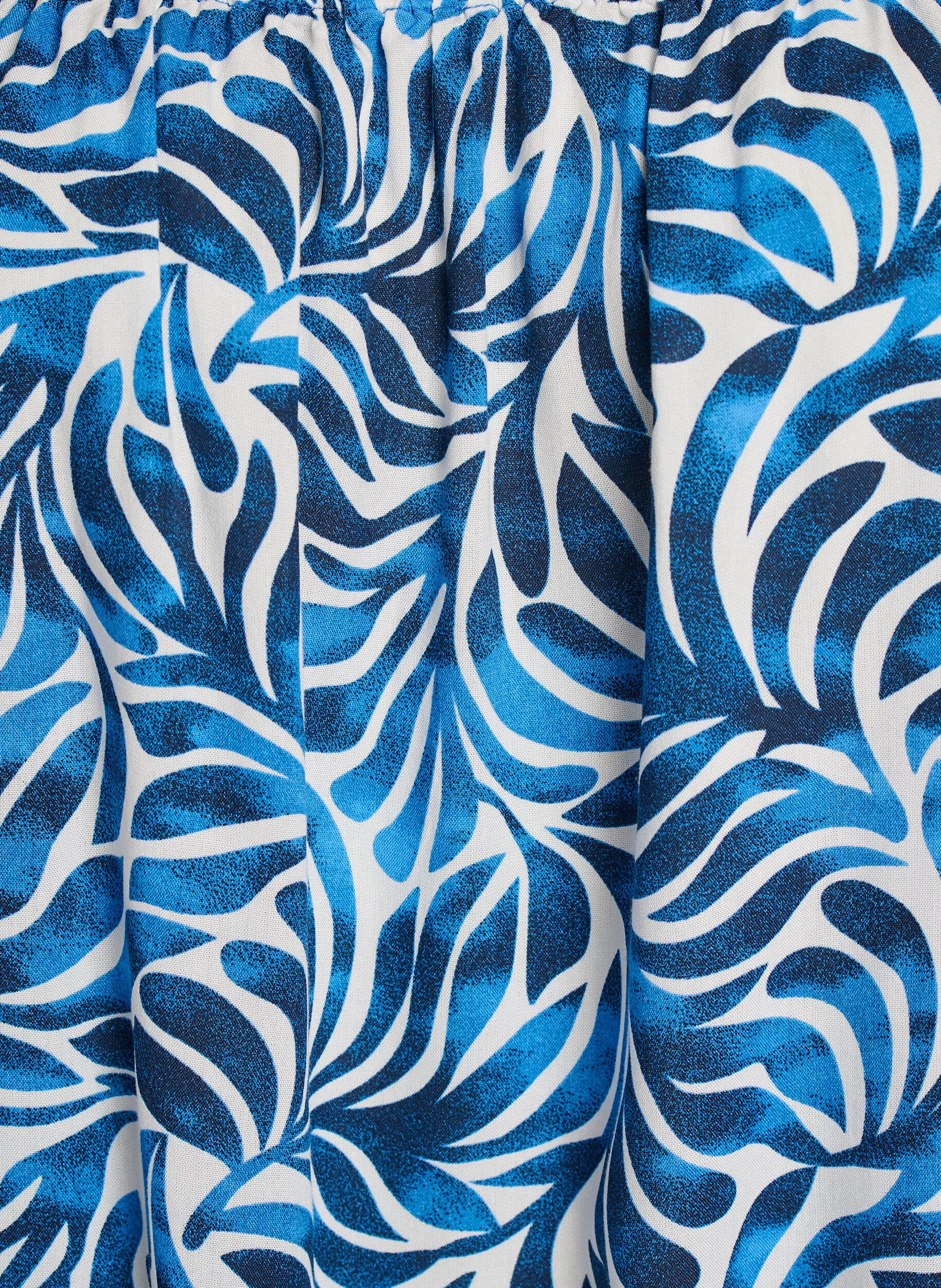 ZizziStrandjurk in viscose met print, Blauw, Packshot image number 2