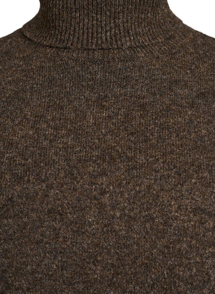 Gebreide vest met col, Bruin, Packshot image number 2