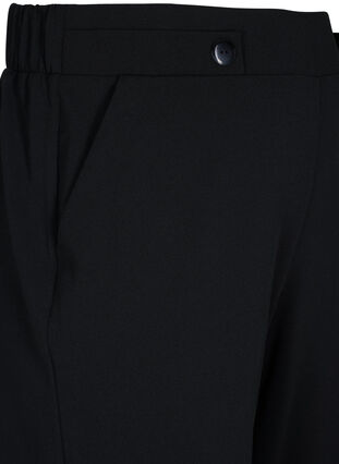 Pantalon 7/8 coupe ample, Black, Packshot image number 2