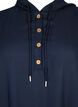 Tuniek van viscose met capuchon, Navy Blazer, Packshot image number 2