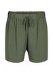Korte broek met zakken en elastische tailleband, Groen, Packshot image number 0