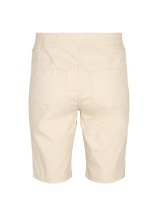 Shorts met strakke pasvorm en achterzakken, Fog, Packshot image number 1