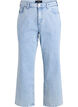 Gestreepte jeans met een rechte pasvorm, Blauw, Packshot image number 0