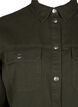Chemise en jean de couleur unie dotée de poches sur la poitrine, Forest Night, Packshot image number 2