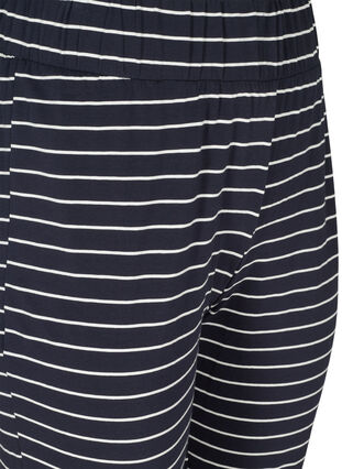 Pantalon en coton à revers, Blue Stripe, Packshot image number 2