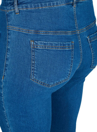 Jean bootcut Ellen avec grandes poches, Blue denim, Packshot image number 3