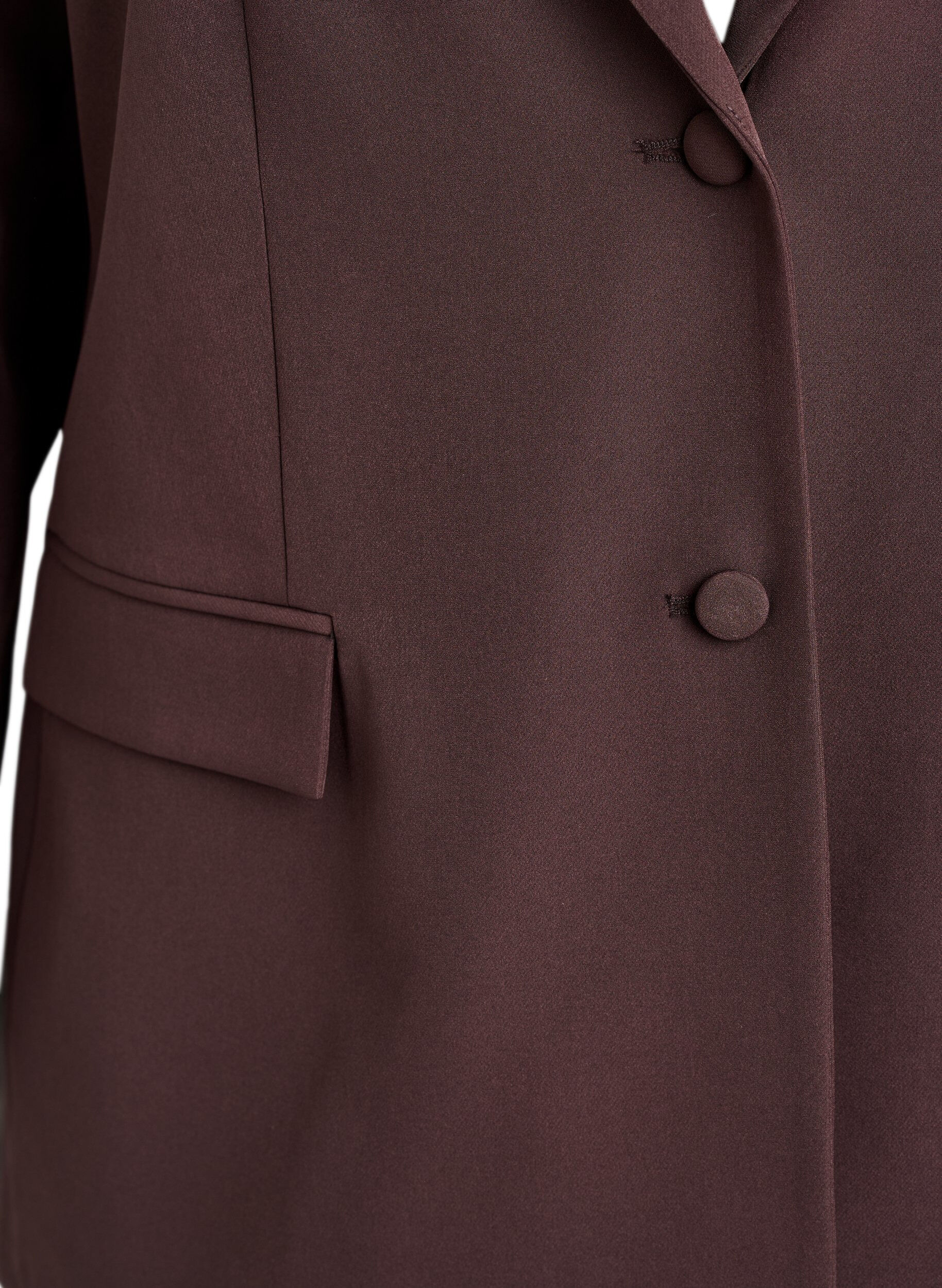 ZizziBlazer classique avec fermeture boutonn&eacute;e, Marron, Packshot image number 2