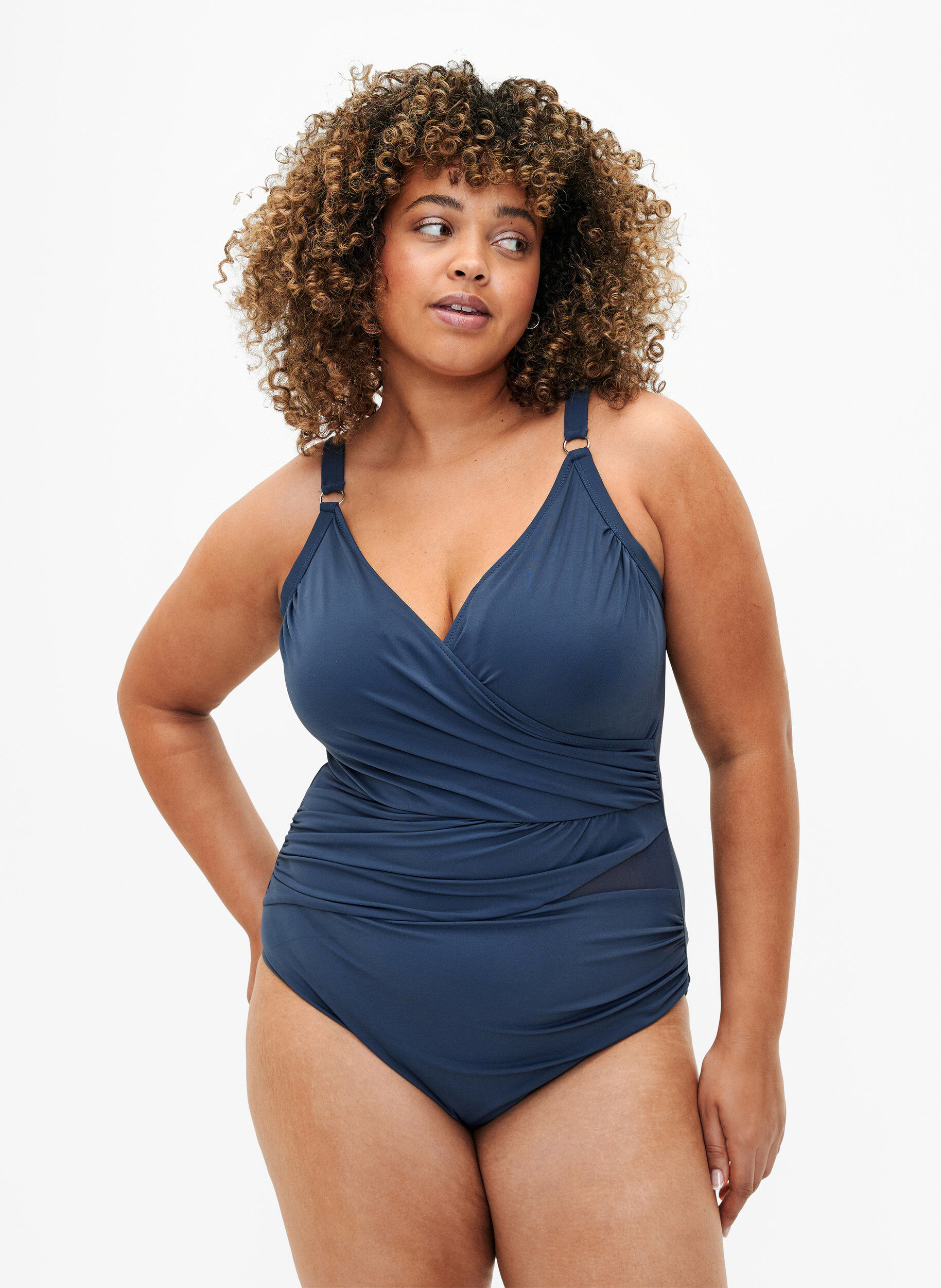 Zizzi Maillot de bain, Bleu, Model image number 0