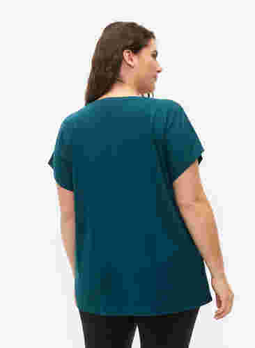 T-shirt d'entraînement à manches courtes, Deep Teal, Model image number 1