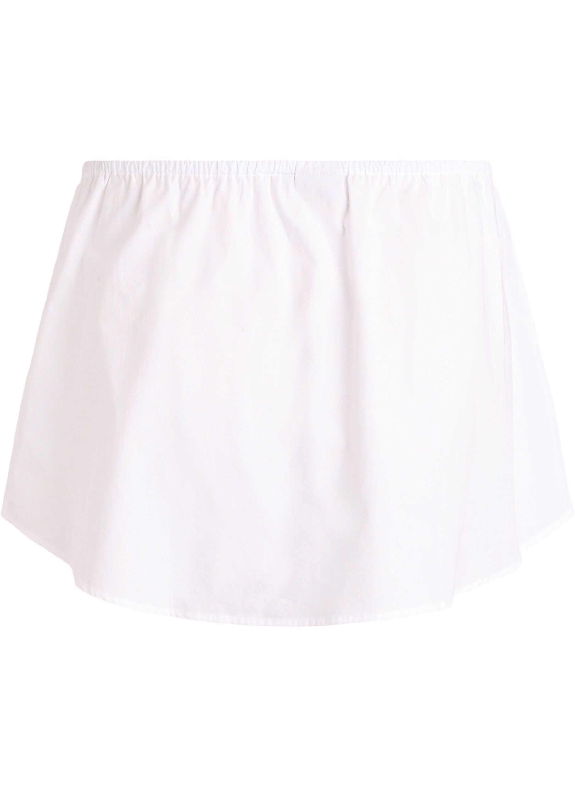 ZizziShirtextender in 100% katoen, Wit, Packshot image number 1