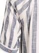 Tunique en coton avec un col en V, Bleu, Packshot image number 3