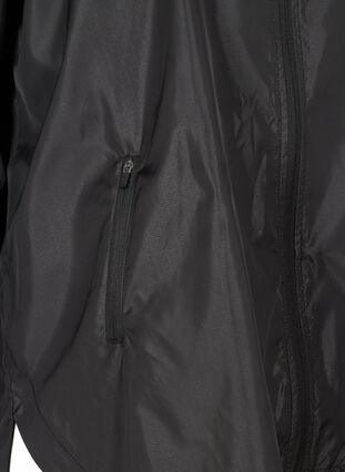 Veste de sport avec capuche et détails imprimés, Black, Packshot image number 3
