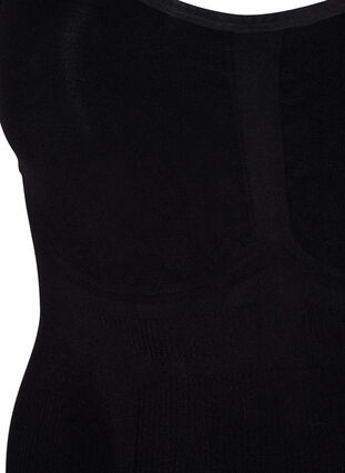 Shapewear bodysuit met opening aan de onderkant, Black, Packshot image number 2