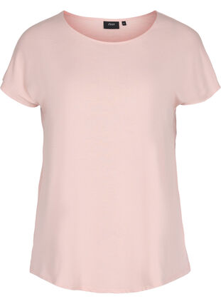 T-shirt en mélange coton, Rose Smoke, Packshot image number 0
