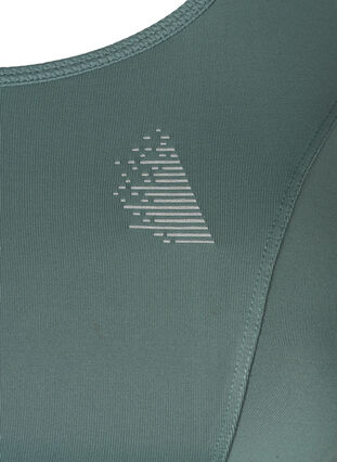 Brassière de sport avec détails au dos, Chinois Green, Packshot image number 2