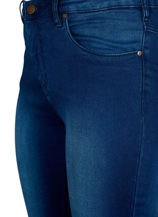 Super slim Amy jeans met hoge taille, Blue Denim, Packshot image number 2