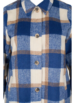 Veste chemise à carreaux, Blue Check, Packshot image number 2