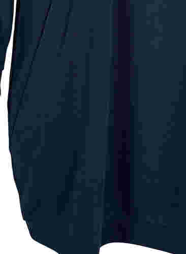 Robe sweat-shirt avec col en V, Navy Blazer, Packshot image number 3