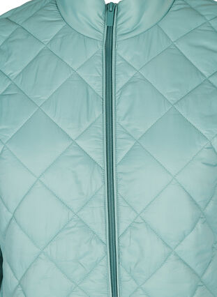 Veste légère matelassée avec fermeture éclair et poches, Sagebrush Green, Packshot image number 2