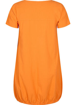 Robe en coton à manches courtes, Orange Tiger, Packshot image number 1
