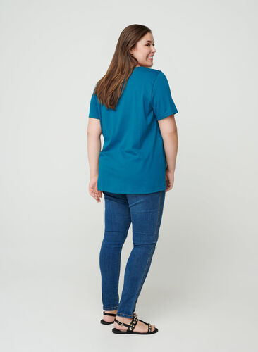 T-shirt , Blue Coral, Model image number 1