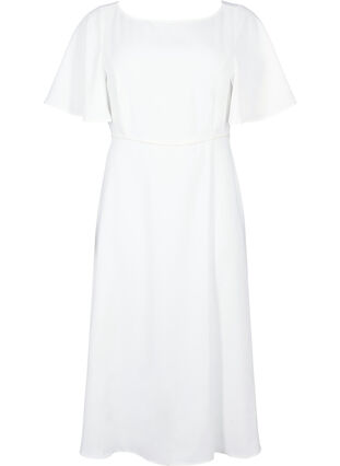 Robe de soirée coupe empire, Bright White, Packshot image number 0