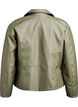 Veste biker en similicuir, Vert fonc&eacute;, Packshot image number 1