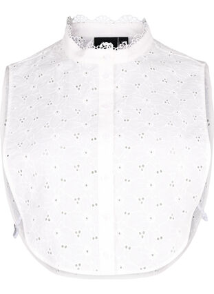 Col en broderie anglaise, Bright White, Packshot image number 0