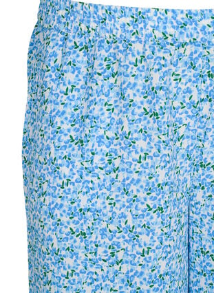 Culotte broek met print, Blue Small Flower, Packshot image number 2