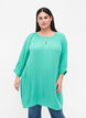 Tuniek van viscose met 3/4-mouwen, Turquoise, Model image number 0