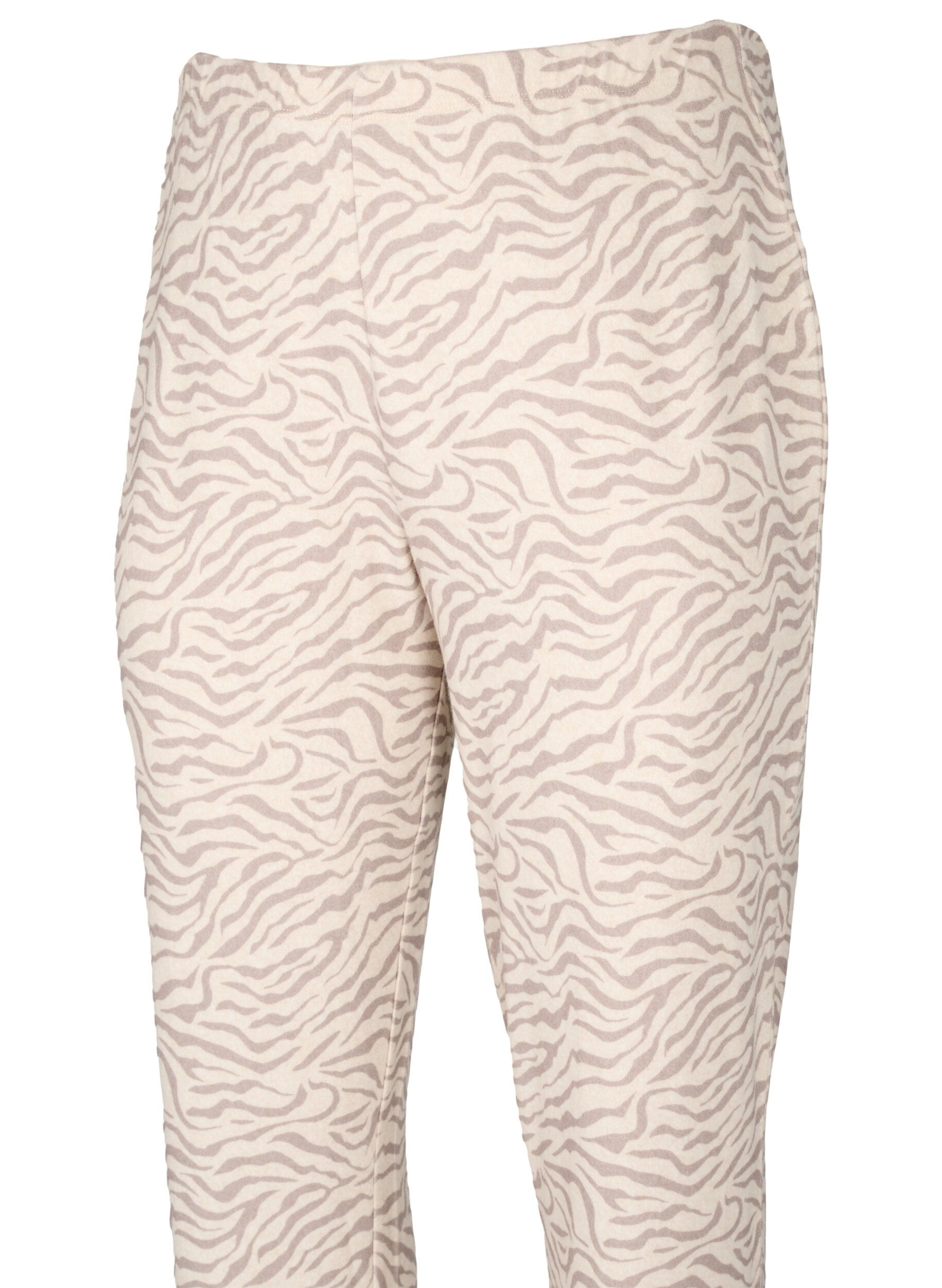 ZizziVelours broek met print, Pink Tint AOP, Packshot image number 2