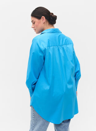 Chemise à manches longues avec larges poignets, Dresden Blue, Model image number 1