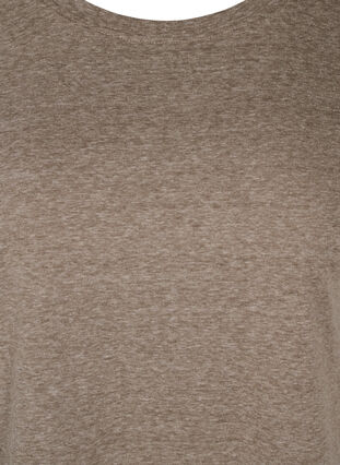 T-shirt chiné en coton, Falcon Melange, Packshot image number 2