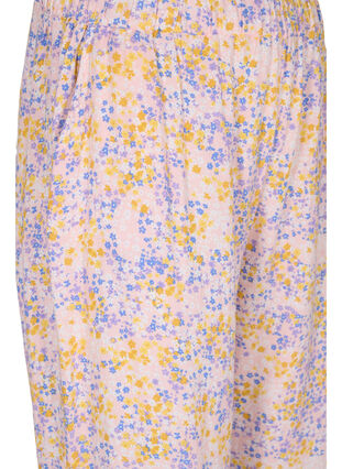 Pantalon court en viscose avec imprimé floral, Rose Ditsy AOP, Packshot image number 2