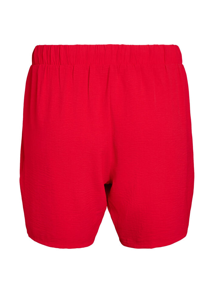 Short avec poches et ceinture &eacute;lastique, Rouge, Packshot image number 1