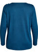 Blouse met decoratieve knopen, Blauw, Packshot image number 1
