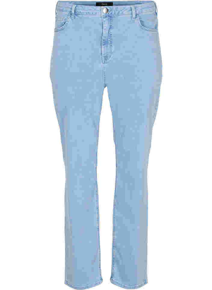 Megan jeans met extra hoge taille, Light blue, Packshot image number 0