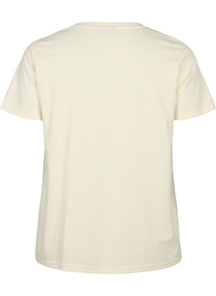 T-shirt à manches courtes avec col en V, Birch, Packshot image number 1