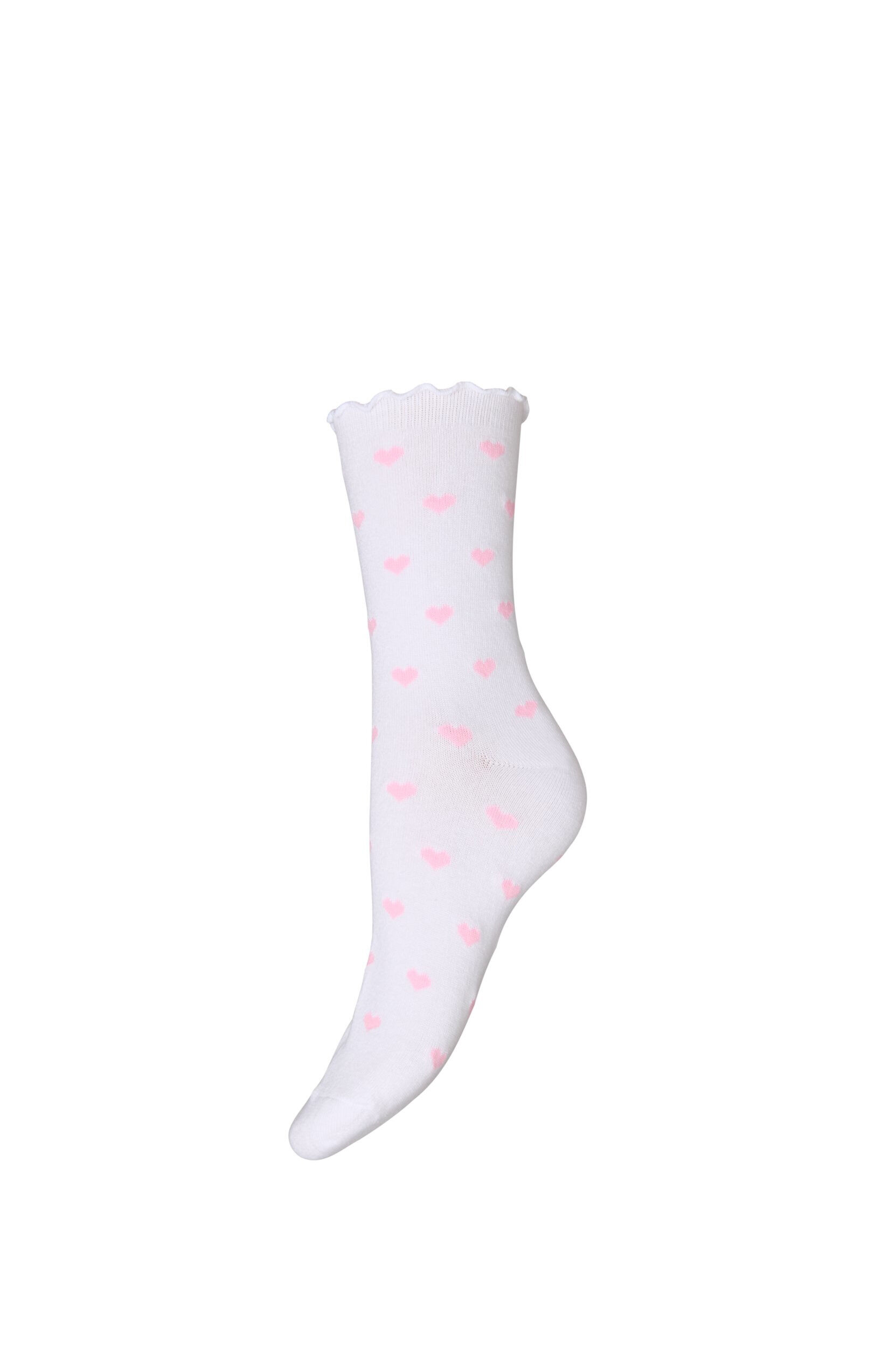 Zizzi Chaussettes en coton &agrave; motifs, Blanc, Packshot image number 0