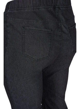 Jegging avec poches arrière en coton mélangé, Grey Denim, Packshot image number 3