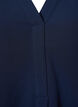 Effen blouse met v-hals, Navy Blazer, Packshot image number 2
