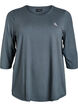 Training blouse met 3/4 mouwen, Grijs, Packshot image number 0